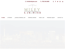 Tablet Screenshot of mileylaw.com